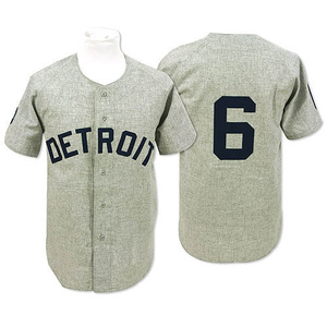 Men's Detroit Tigers Al Kaline Authentic Grey 1968 Throwback Jersey