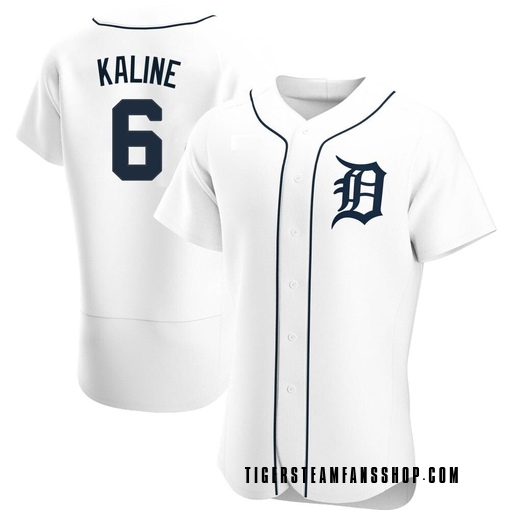 Men's Detroit Tigers Al Kaline Authentic White Home Jersey