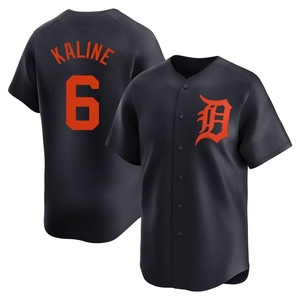 Men's Detroit Tigers Al Kaline Limited Navy Alternate Jersey