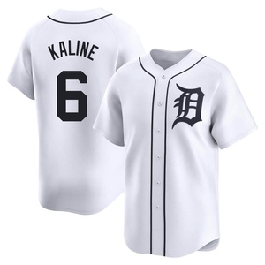 Men's Detroit Tigers Al Kaline Limited White Home Jersey