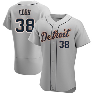 Men's Detroit Tigers Alex Cobb Authentic Gray Road Jersey