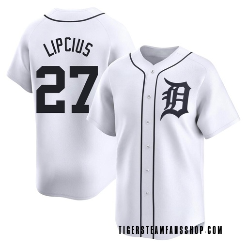 Men's Detroit Tigers Andre Lipcius Limited White Home Jersey