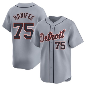 Men's Detroit Tigers Brenan Hanifee Limited Gray Road Jersey