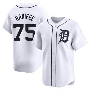 Men's Detroit Tigers Brenan Hanifee Limited White Home Jersey