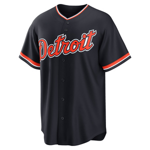 Men's Detroit Tigers Brenan Hanifee Replica Navy Alternate 2nd Jersey