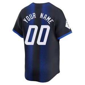 Men's Detroit Tigers Custom Limited Blue 2024 City Connect Jersey