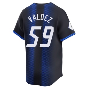Men's Detroit Tigers Framber Valdez Limited Blue 2024 City Connect Jersey