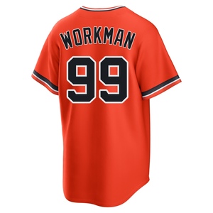 Men's Detroit Tigers Gage Workman Replica Orange Alternate Jersey