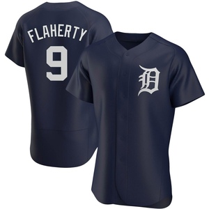 Men's Detroit Tigers Jack Flaherty Authentic Navy Alternate Jersey