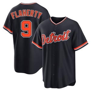 Men's Detroit Tigers Jack Flaherty Replica Navy Alternate 2nd Jersey