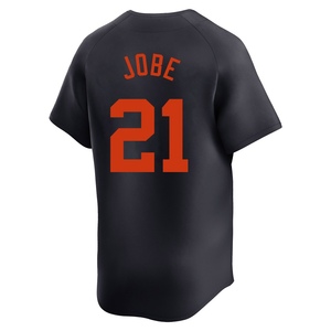 Men's Detroit Tigers Jackson Jobe Limited Navy Alternate Jersey