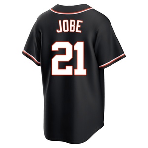 Men's Detroit Tigers Jackson Jobe Replica Black Fashion Out Jersey