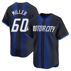 Men's Detroit Tigers Jake Miller Limited Blue 2024 City Connect Jersey