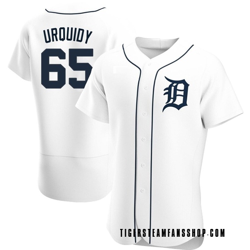 Men's Detroit Tigers Jose Urquidy Authentic White Home Jersey