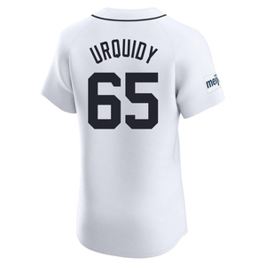 Men's Detroit Tigers Jose Urquidy Elite White Home Patch Jersey