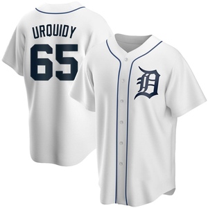 Men's Detroit Tigers Jose Urquidy Replica White Home Jersey