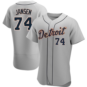 Men's Detroit Tigers Kenley Jansen Authentic Gray Road Jersey