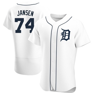 Men's Detroit Tigers Kenley Jansen Authentic White Home Jersey