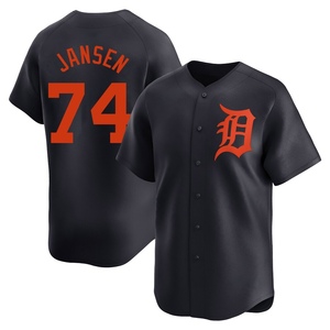 Men's Detroit Tigers Kenley Jansen Limited Navy Alternate Jersey