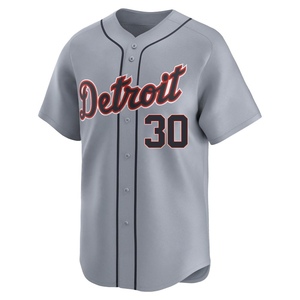 Men's Detroit Tigers Kerry Carpenter Limited Gray Road Jersey