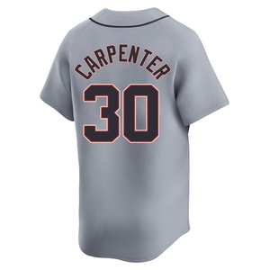 Men's Detroit Tigers Kerry Carpenter Limited Gray Road Jersey