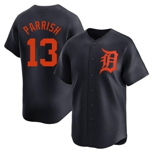 Men's Detroit Tigers Lance Parrish Limited Navy Alternate Jersey