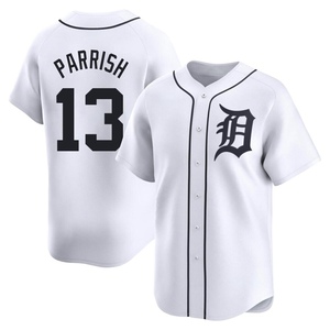 Men's Detroit Tigers Lance Parrish Limited White Home Jersey