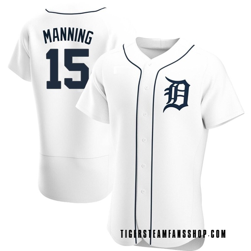 Men's Detroit Tigers Matt Manning Authentic White Home Jersey