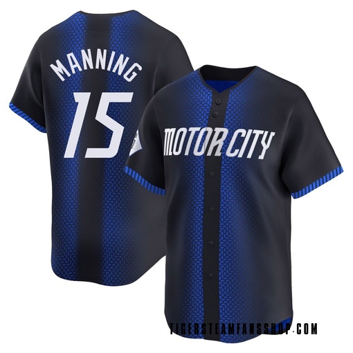 Men's Detroit Tigers Matt Manning Limited Blue 2024 City Connect Jersey