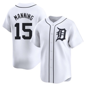 Men's Detroit Tigers Matt Manning Limited White Home Jersey