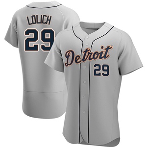 Men's Detroit Tigers Mickey Lolich Authentic Gray Road Jersey