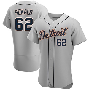 Men's Detroit Tigers Paul Sewald Authentic Gray Road Jersey