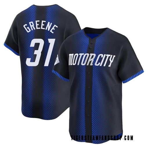 Men's Detroit Tigers Riley Greene Limited Blue 2024 City Connect Jersey
