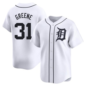 Men's Detroit Tigers Riley Greene Limited White Home Jersey