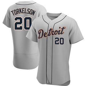 Men's Detroit Tigers Spencer Torkelson Authentic Gray Road Jersey