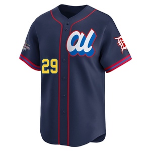 Men's Detroit Tigers Tarik Skubal Limited Navy American League 2025 All-Star Edition Jersey