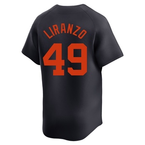 Men's Detroit Tigers Thayron Liranzo Limited Navy Alternate Jersey