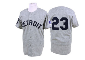 Men's Detroit Tigers Willie Horton Authentic Grey 1969 Throwback Jersey