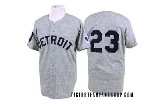 Men's Detroit Tigers Willie Horton Authentic Grey 1969 Throwback Jersey