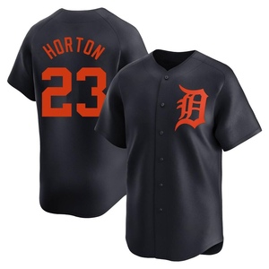 Men's Detroit Tigers Willie Horton Limited Navy Alternate Jersey
