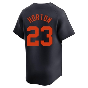 Men's Detroit Tigers Willie Horton Limited Navy Alternate Jersey