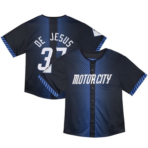 Toddler Detroit Tigers Enmanuel De Jesus Limited Blue & Preschool 2024 City Connect Jersey