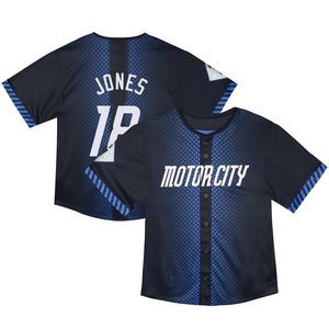 Toddler Detroit Tigers Jahmai Jones Limited Blue & Preschool 2024 City Connect Jersey