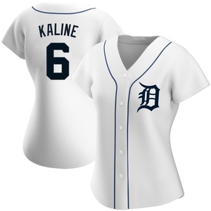 Women's Detroit Tigers Al Kaline Authentic White Home Jersey
