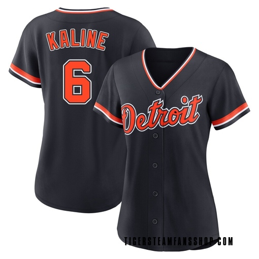 Women's Detroit Tigers Al Kaline Replica Navy Alternate 2nd Jersey
