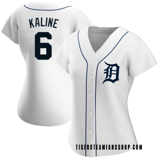 Women's Detroit Tigers Al Kaline Replica White Home Jersey