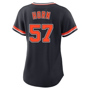 Women's Detroit Tigers Bailey Horn Replica Navy Alternate 2nd Jersey