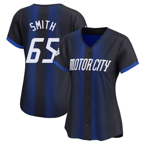 Women's Detroit Tigers Burch Smith Limited Blue 2024 City Connect Jersey