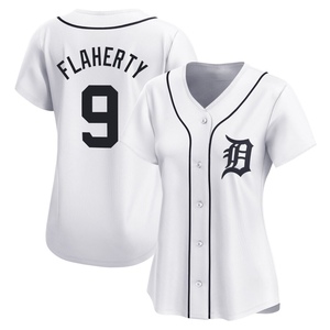 Women's Detroit Tigers Jack Flaherty Limited White Home Jersey