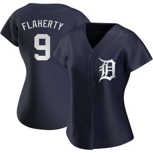 Women's Detroit Tigers Jack Flaherty Replica Navy Alternate Jersey